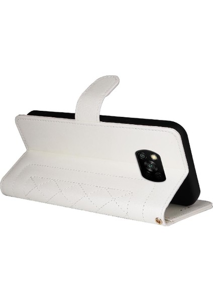Xiaomi Poco X3 Nfc Cüzdan Flip Kapak Için Flip Case Basit Iş Deri (Yurt Dışından)