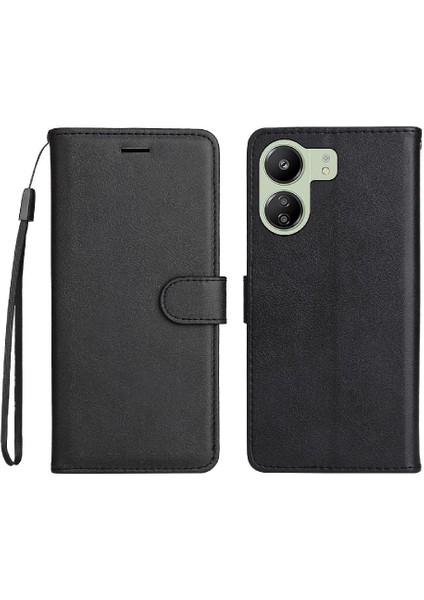 Xiaomi Redmi Için Flip Case Xiaomi 4g Yüksek Kalite Deri Klasik Düz Renk (Yurt Dışından)
