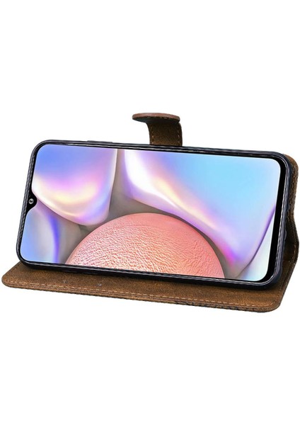 Samsung Galaxy A10S Için Kılıf Kart Yuvası Standı Kickstand ile Büyük Kelebek (Yurt Dışından)