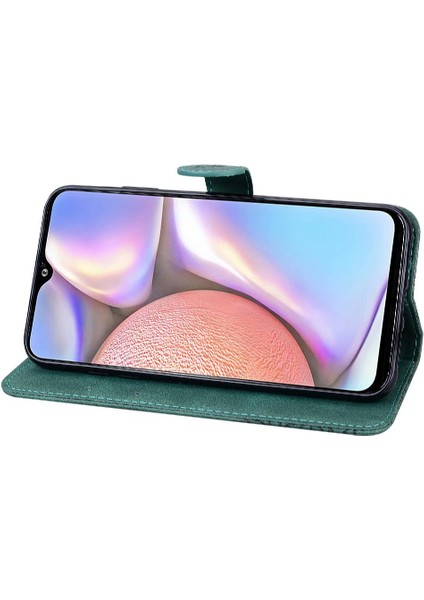 Samsung Galaxy A10S Için Kılıf Kart Yuvası Standı Kickstand ile Büyük Kelebek (Yurt Dışından)