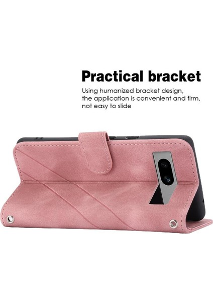 Google Pixel 7A Anti Scratch Kredi Kartı Tutucu Kickstand Pu Için Filp Durumda (Yurt Dışından) modelleri