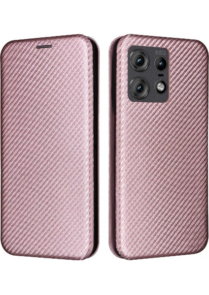 Motorola Moto Kenar 50 Pro Kart Ekleme Deri Folio Flip Case Için Kılıf (Yurt Dışından)