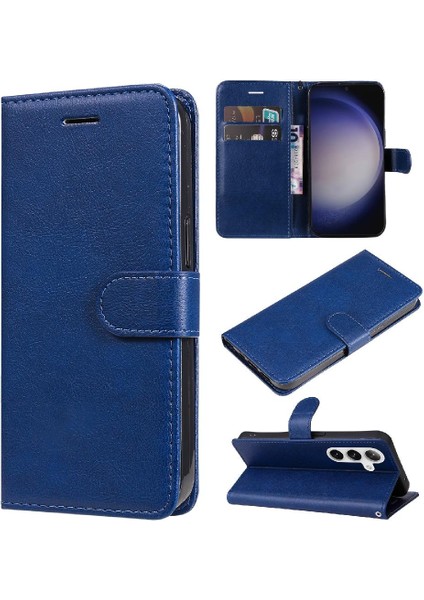 Samsung Galaxy S24 Yüksek Kaliteli Deri Iş Cüzdan Kılıf Için Flip Case (Yurt Dışından)