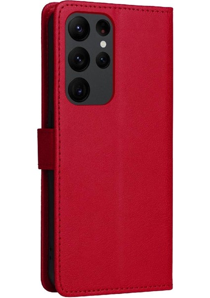 Samsung Galaxy S23 Ultra Klasik Düz Renk Iş Cüzdan Için Flip Case (Yurt Dışından) indirimleri