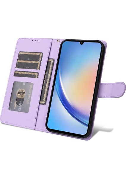 Samsung Galaxy A34 5g Için Flip Case Deri Kılıf Darbeye Kapak Çevirin (Yurt Dışından) modelleri