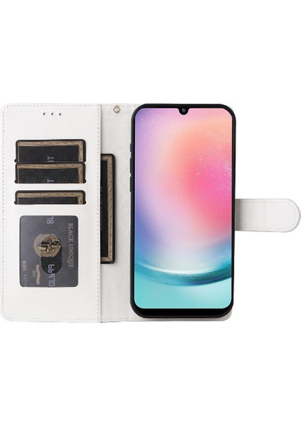 Samsung Galaxy A24 4g Için Flip Case Cüzdan Basit Iş Kapak Çevirin (Yurt Dışından)