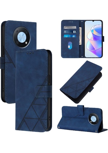 Huawei Nova Y90 Pu Deri Flip Folio Kitap Koruyucu Cüzdan Kart (Yurt Dışından)