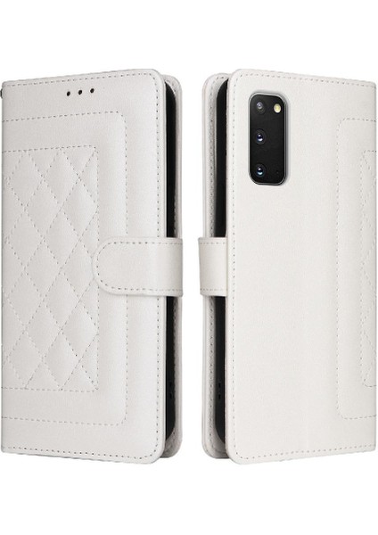 Samsung Galaxy S20 Için Flip Case Basit Iş Deri Kılıf Kapak Çevirin (Yurt Dışından)