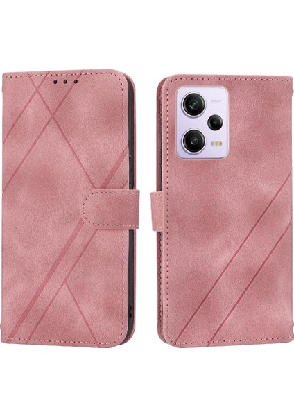 Xiaomi Redmi Not 12 Pro Artı Pu Deri Kayış Kickstand Için Filp Durumda (Yurt Dışından)