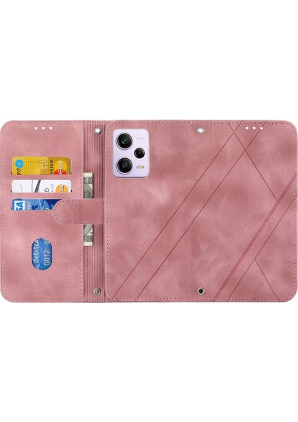 Xiaomi Redmi Not 12 Pro Artı Pu Deri Kayış Kickstand Için Filp Durumda (Yurt Dışından)