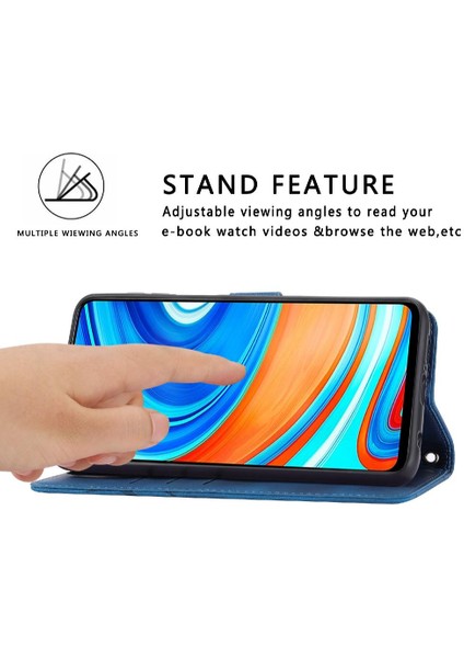Xiaomi Redmi Not 9 Için Filp Durumda Pro Max Tam Koruma Pu Deri Kayış (Yurt Dışından)
