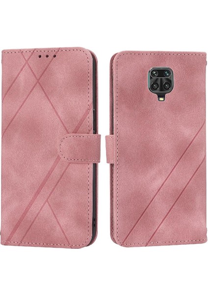 Xiaomi Redmi Not 10 Lite Için Pu Deri Kayış Kickstand Durumda Tam (Yurt Dışından)