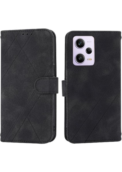 Xiaomi Redmi Not 12 Pro Artı Pu Deri Kayış Kickstand Için Filp Durumda (Yurt Dışından)