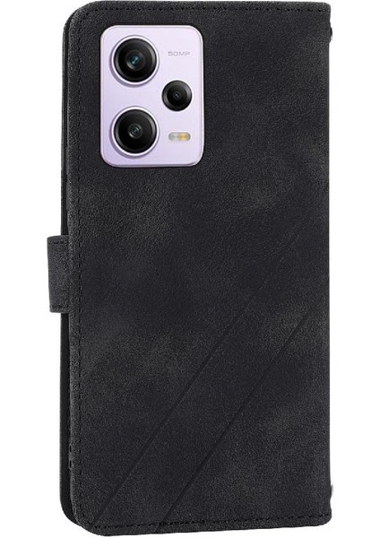 Xiaomi Redmi Not 12 Pro Artı Pu Deri Kayış Kickstand Için Filp Durumda (Yurt Dışından)