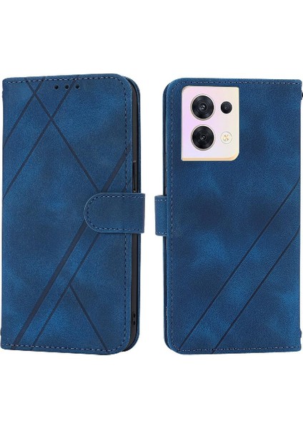 Oppo Filp 8 Pro 5g Anti Scratch Için Kickstand Durumda Tam Koruma Pu (Yurt Dışından)
