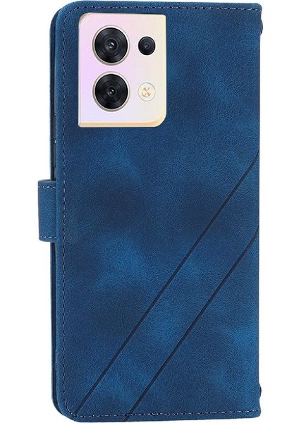 Oppo Filp 8 Pro 5g Anti Scratch Için Kickstand Durumda Tam Koruma Pu (Yurt Dışından)