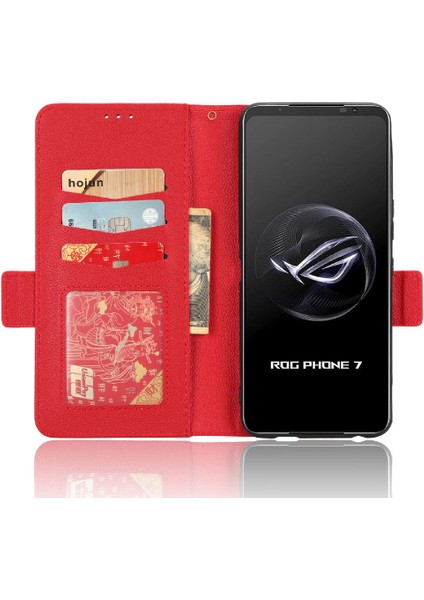 Asus Rog Telefon 7 Için Kılıf Yan Toka Cüzdan Kart Yuvaları Tutucu Manyetik Pu (Yurt Dışından) indirimleri