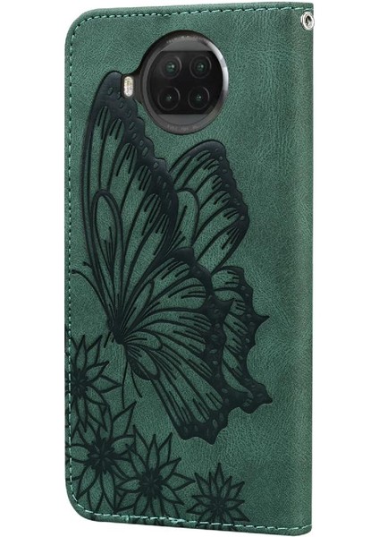 Xiaomi 10T Lite Için Kılıf Flip Telefon Kılıfı Deri Cüzdan Büyük Kelebek (Yurt Dışından) fırsatları