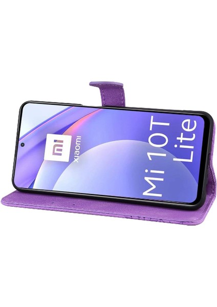 Xiaomi 10T Lite Için Kılıf Flip Telefon Kılıfı Deri Cüzdan Büyük Kelebek (Yurt Dışından) indirimleri