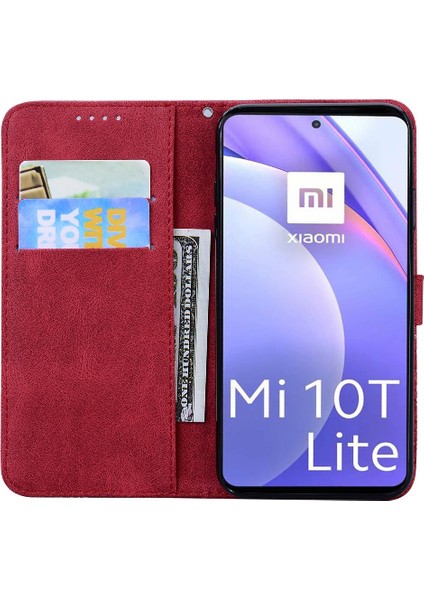 Xiaomi 10T Lite Için Kılıf Flip Telefon Kılıfı Deri Cüzdan Büyük Kelebek (Yurt Dışından) fırsatları