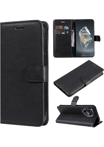 Kart Yuvası ile Oneplus Ace 3 5g Için Flip Case Yüksek Kalite Deri Cüzdan (Yurt Dışından)