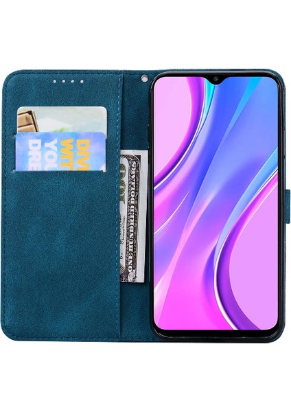 Xiaomi Redmi 9 Büyük Kelebek Kickstand Koruyucu Deri Cüzdan (Yurt Dışından) fırsatları