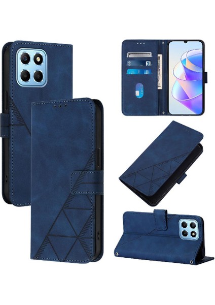 Onur Için Kılıf 70 Lite 5g Cüzdan Kapak Kredi Kartı Tutucu Flip Folio Kitap (Yurt Dışından)