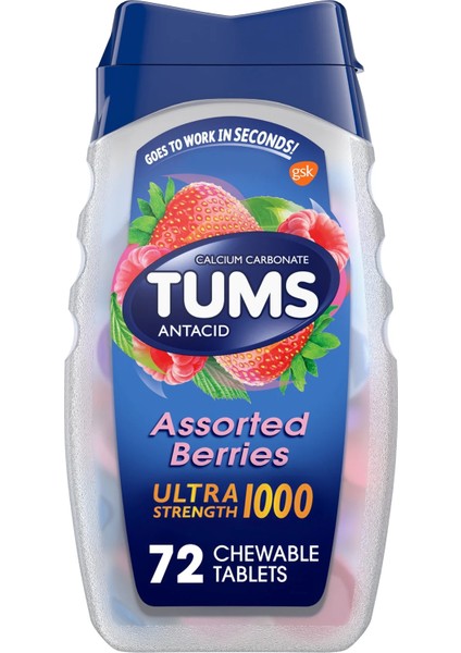 Ultra Strength 1000 Mg Assorted Berries 72 Tablet