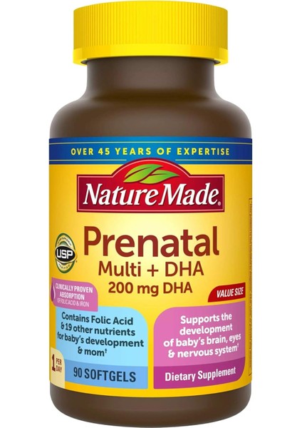 Prenatal Folic Acid+Dha 90 Softgels