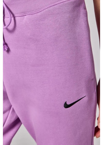 Sportswear Swoosh Phoenix Fleece Yüksek Belli Standart Fit Kesim Kadın Eşofman Altı modelleri