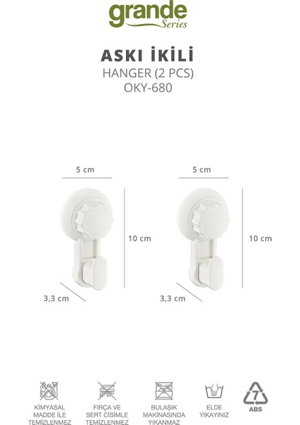 Grande Ikili Askı 3 Fonksiyonlu fırsatları