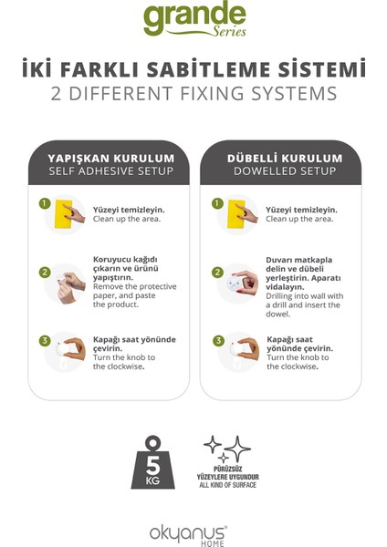 Grande Ikili Askı 3 Fonksiyonlu indirimleri