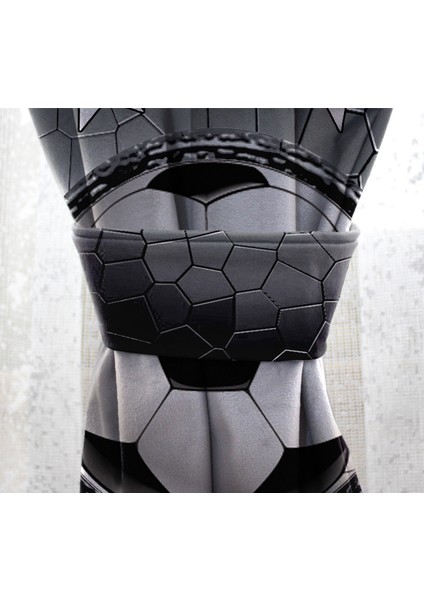 Taraftar Siyah Beyaz Çocuk Odası Fon Perde fiyatları