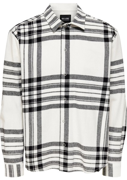 Erkek Ekoseli Rahat Kesim Gömlek - 22022991 fırsatları