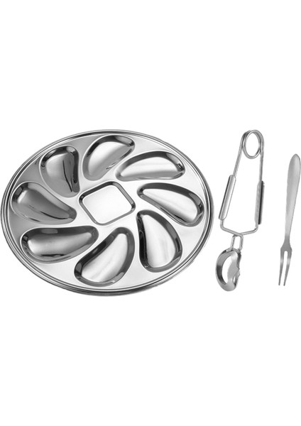 Kamp Escargot B Için Tabak Tepsisi Tabağı Tabağı (Yurt Dışından)