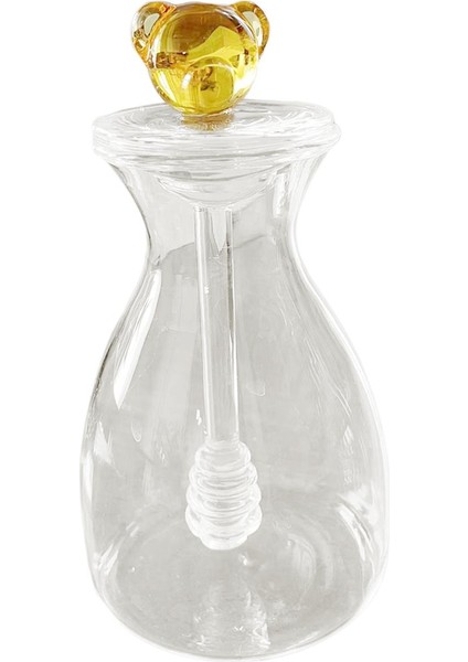 Ev Için Kepçeli Kullanılabilir Şeffaf Bal Çöği Kavanoz Tabağı (Yurt Dışından)