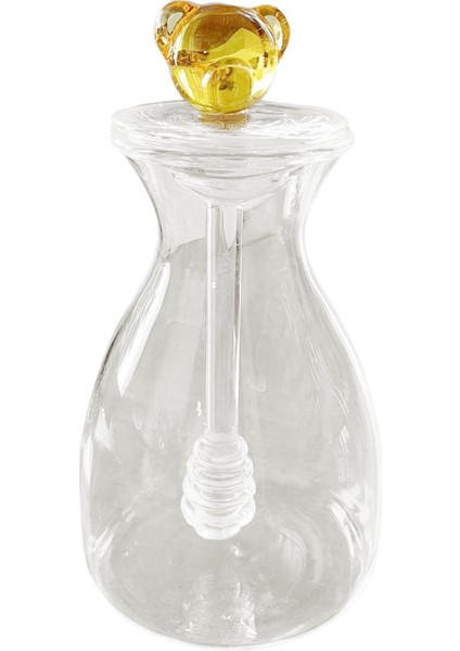 Ev Için Kepçeli Kullanılabilir Şeffaf Bal Çöği Kavanoz Tabağı (Yurt Dışından) fırsatları