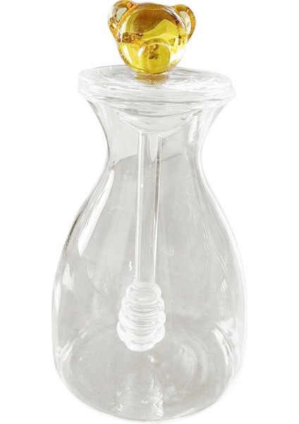 Ev Için Kepçeli Kullanılabilir Şeffaf Bal Çöği Kavanoz Tabağı (Yurt Dışından) indirimleri