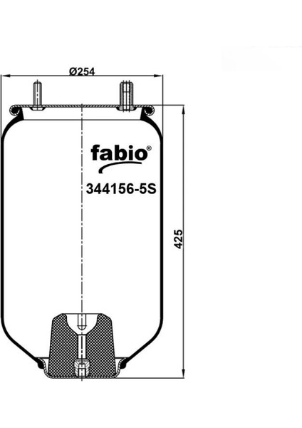 Lastik Körük - Metalli Körük -1T15M6 - W013580734 Fabio 344156-5S