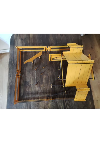 Minim Mdflamdan Yapılmış Sök Tak Oyun Seti (Çiftlik) Blok Parçalar modelleri