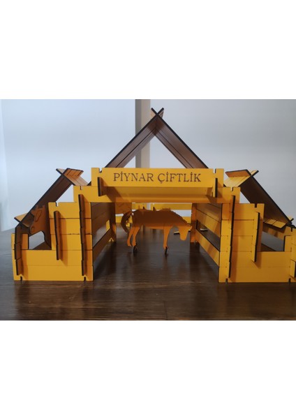 Minim Mdflamdan Yapılmış Sök Tak Oyun Seti (Çiftlik) Blok Parçalar fırsatları