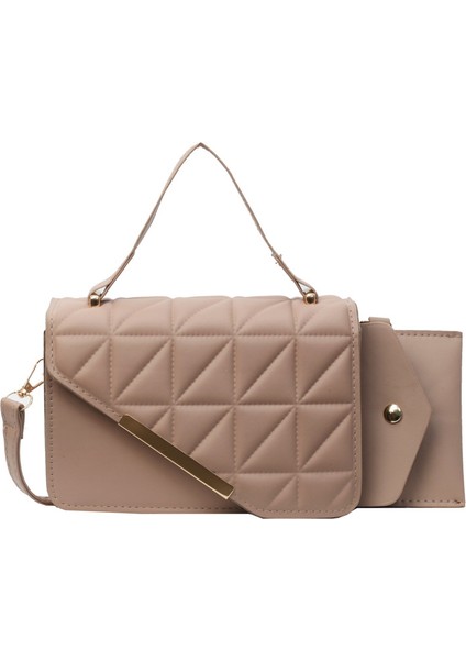 2024 Yeni Elmas Çanta Kadın Çantaları Moda Trendy Çanta Basit ve Batı Tarzı Tek Omuz Crossbody Küçük Kare Çantalar (Yurt Dışından)