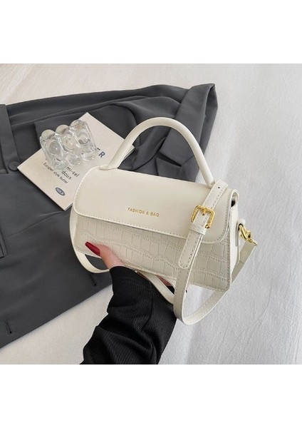 Popüler Kadın Çantaları Niş Üst Düzey Batı Tarzı 2024 Yeni Moda Banliyö Omuz Çapraz Baget Çanta Tek (Yurt Dışından)