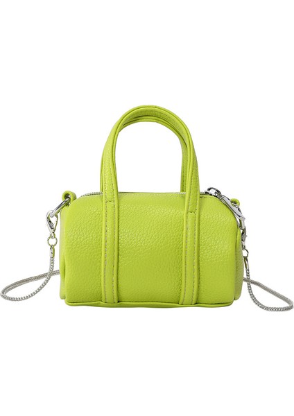 Bahar Sevimli Mini Çakıl Taşlı Çanta 2024 Yeni Kore Versiyonu Kadınlar Için Şık Zincir Moda Omuz Crossbody Çanta (Yurt Dışından)