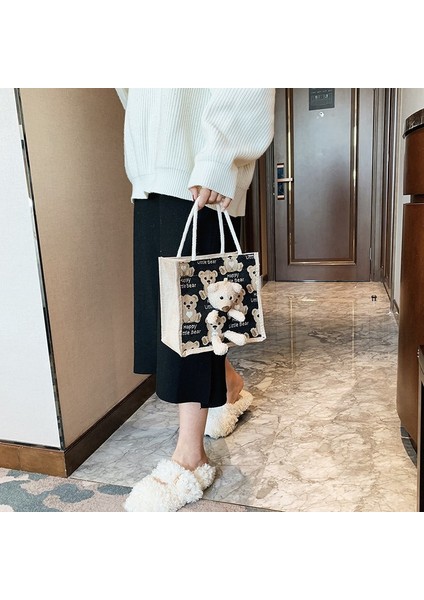 Çanta Yeni Stil Ayı Sevimli Küçük Çanta Moda Kore Tarzı Moda Kızlar Için Sokak Trendi Çanta Kadınlar Için (Yurt Dışından) fırsatları