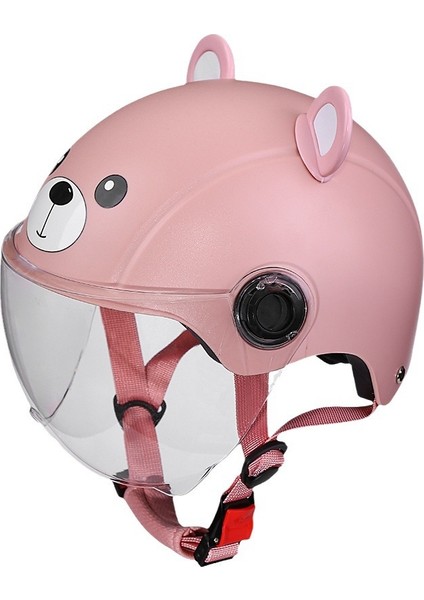 Boys 3c Çocuk Kaskı Bebek Yaz Sevimli Kız Kask Çocuk Dört Mevsim Elektrikli Araba Çocuklar (Yurt Dışından)