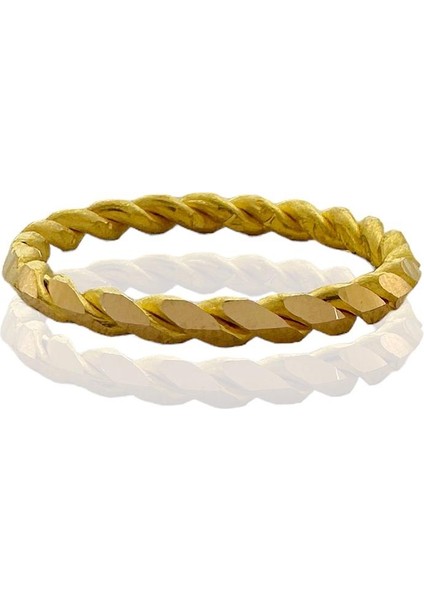 22 Ayar Altın Balıkesir Burması Alyans Burgu Yüzük