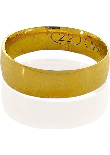 22 Ayar Düz 5 mm Alyans Altın Yüzük