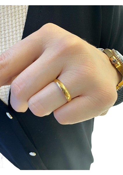 22 Ayar Düz Bombe 3 mm Alyans Altın Yüzük fiyatları