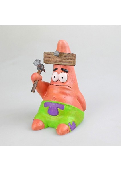 Spongebob Hammered Patrick Boyalı Figür 15 cm fiyatları